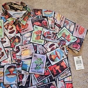 Surf Society Drill Clothing Company NWT Mushroom Stamp Protection Mens Large